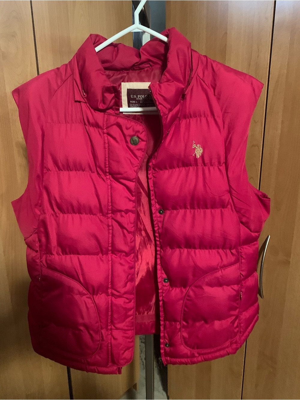 U.S. Polo Assn. Puffer Vest - Red